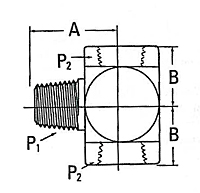 2091 External Pipe X Internal Piper Tee